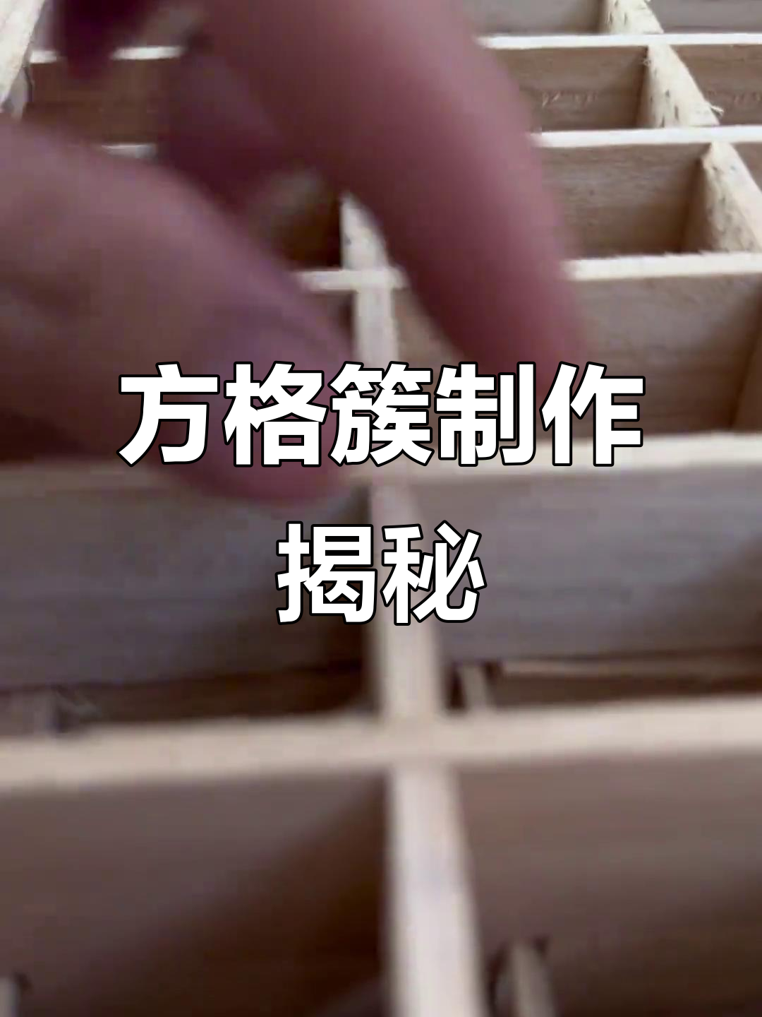 工艺品级别的方格簇,完美细节展示蚕茧制作过程