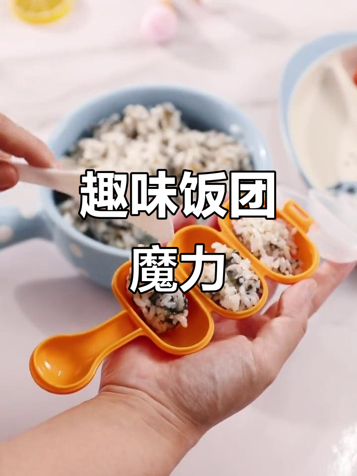 饭团模具让孩子爱上吃饭，造型可爱又美味！