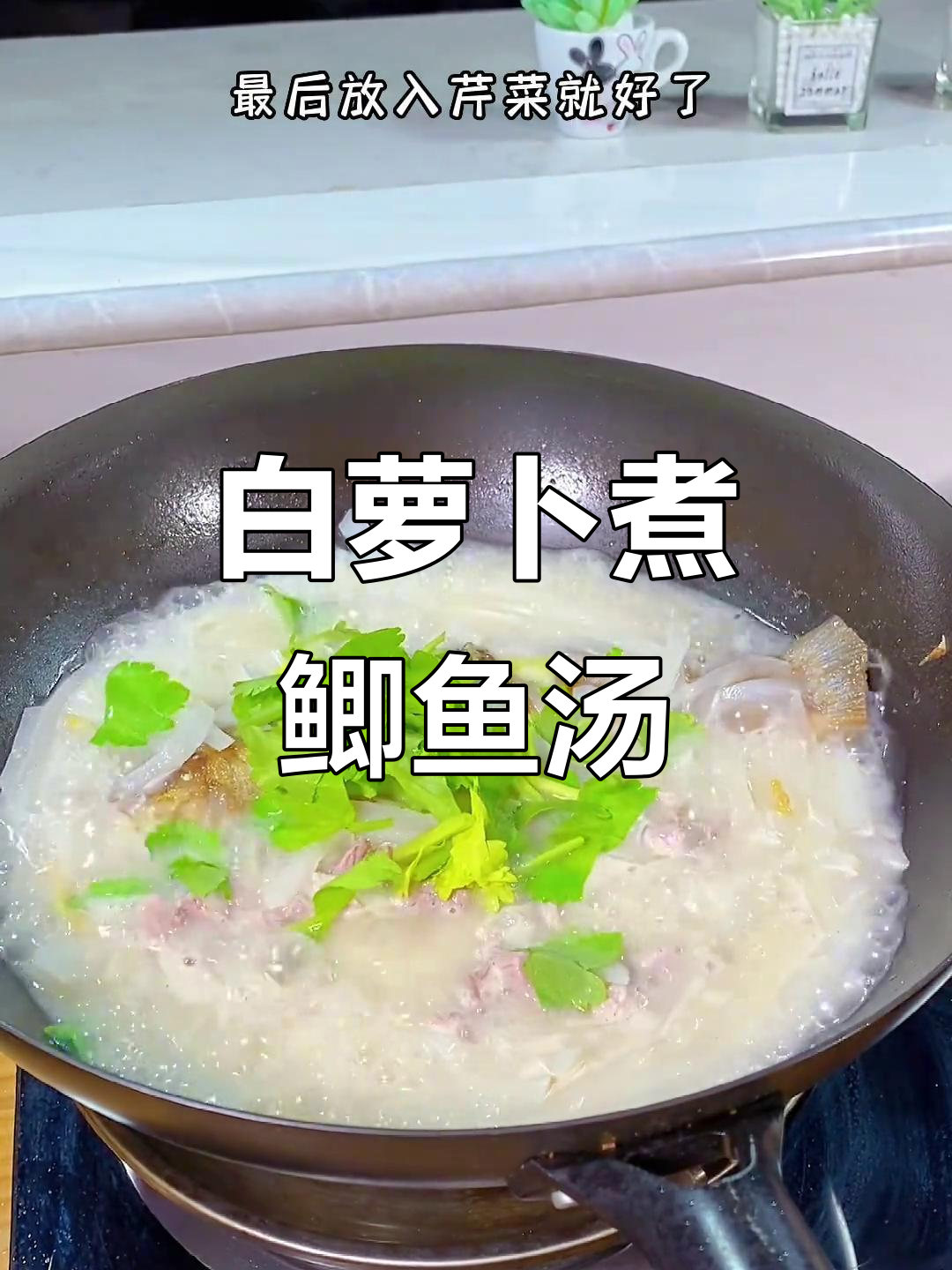 鲫鱼汤配白萝卜,鲜美又滋补