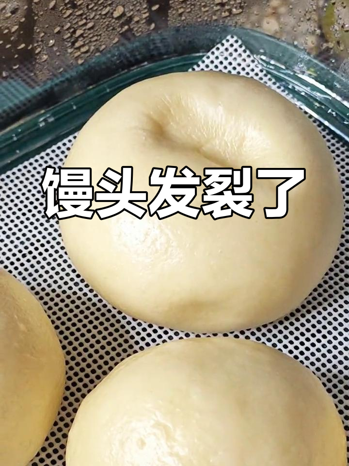 蒸馒头竟然裂开,真失败