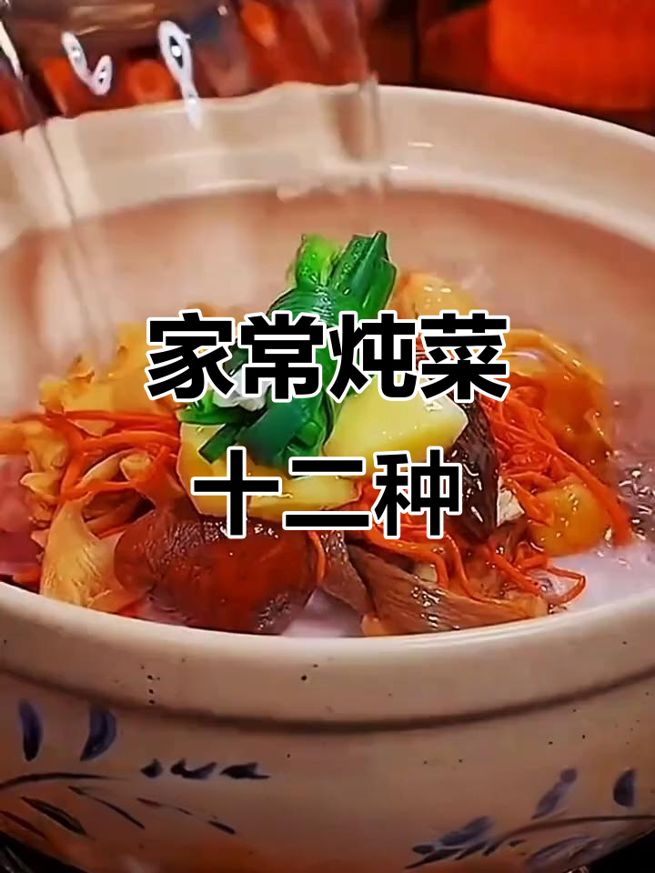 12道家常炖菜，简单又美味，最后一款必看！