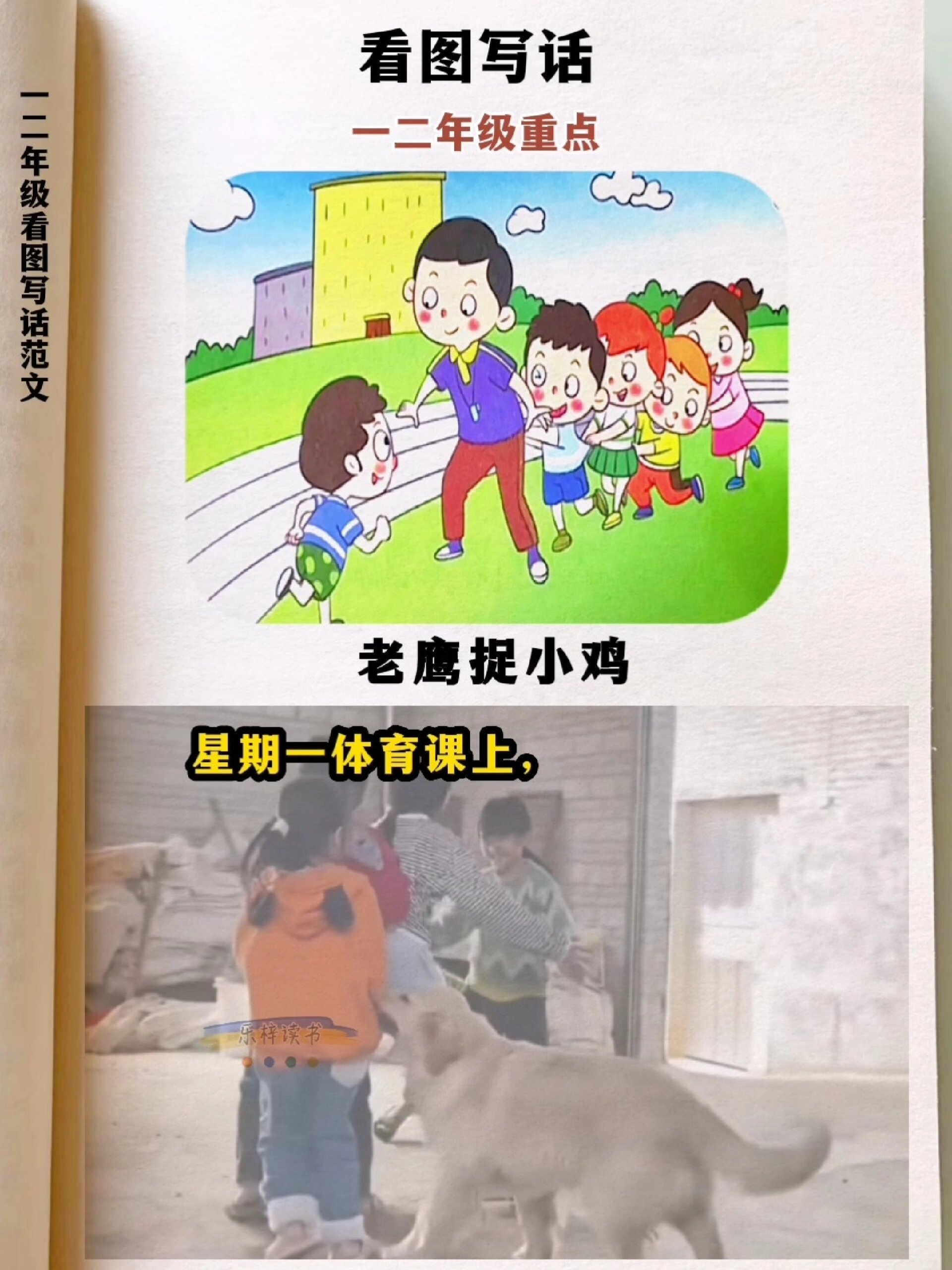 看图写话《老鹰捉小鸡》一二年级重点知识点