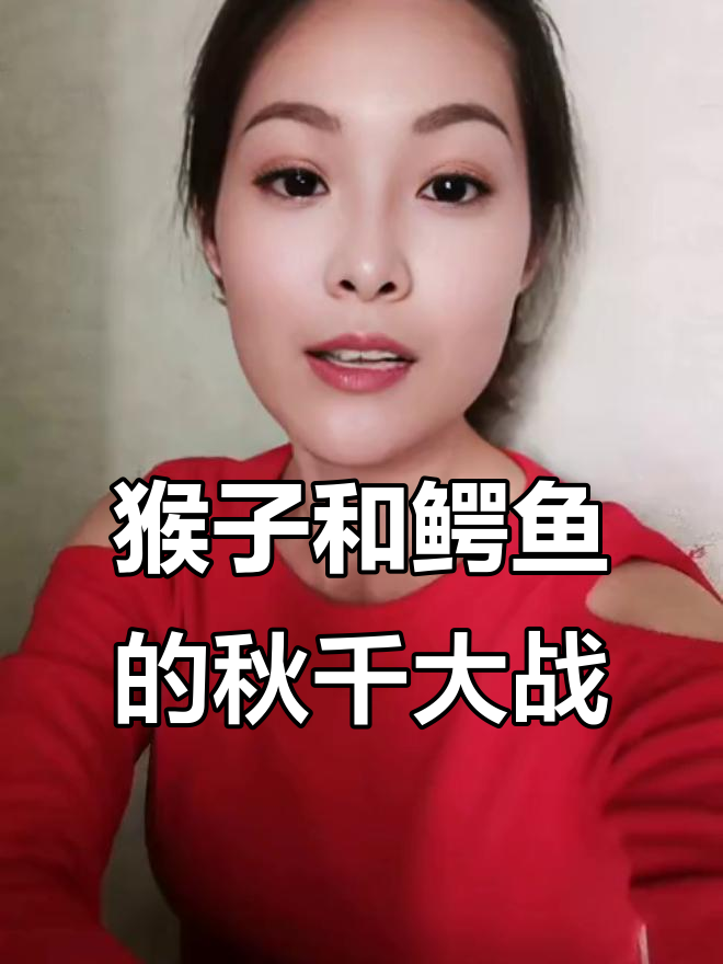 五只猴子荡秋千,鳄鱼来了笑翻全场