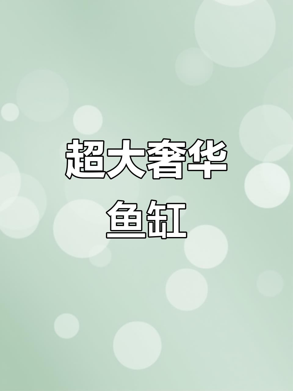 2米超大鱼缸,酸枝木底座,豪华感十足!
