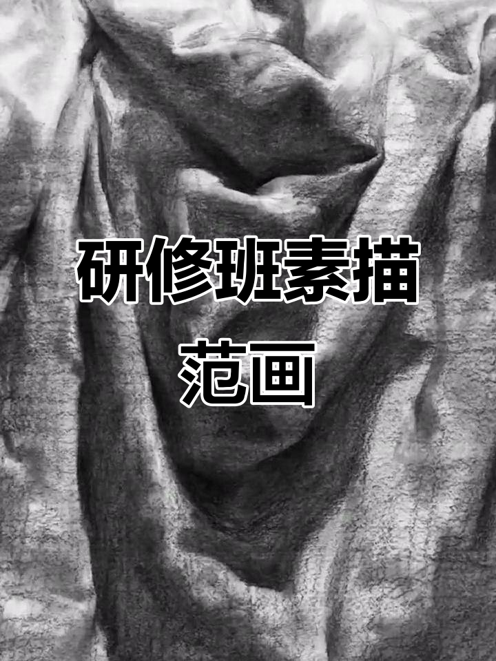 去年研修班素描静物范画展示,美术生必看!