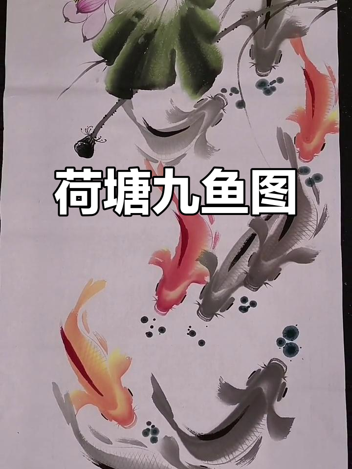 荷花与九鱼的美丽传说,寓意深刻