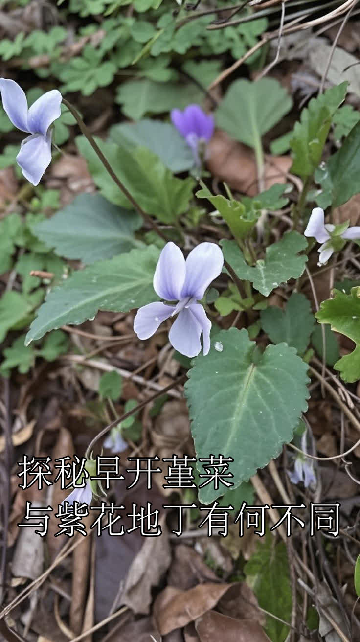 探秘早开堇菜,与紫花地丁有何不同
