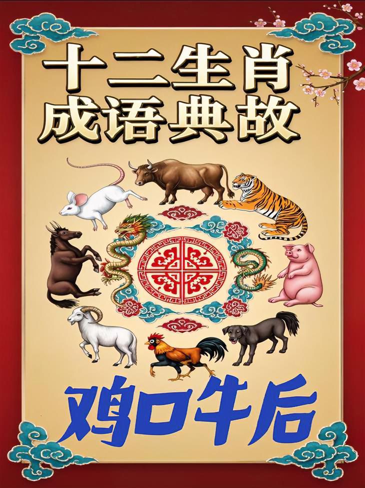 十二生肖成语典故(49)鸡口牛后 鸡口牛后 十二生肖 每日分享
