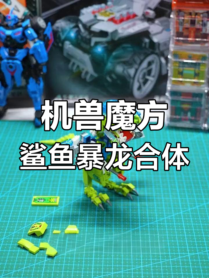 鲨鱼与暴龙的惊天合体,肌肉力量大爆发