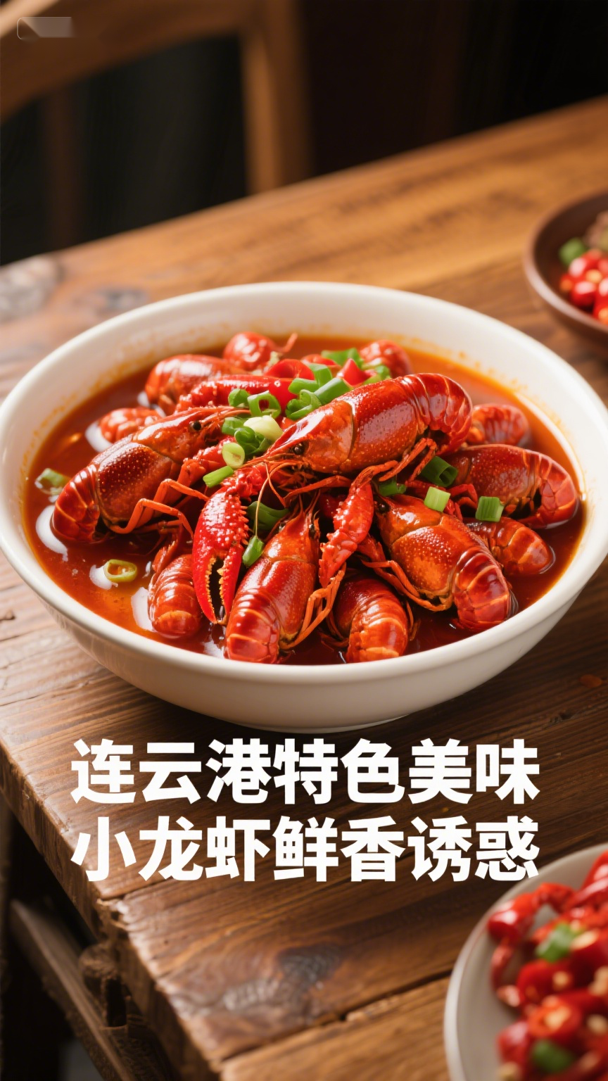 连云港特色美味,小龙虾鲜香诱惑