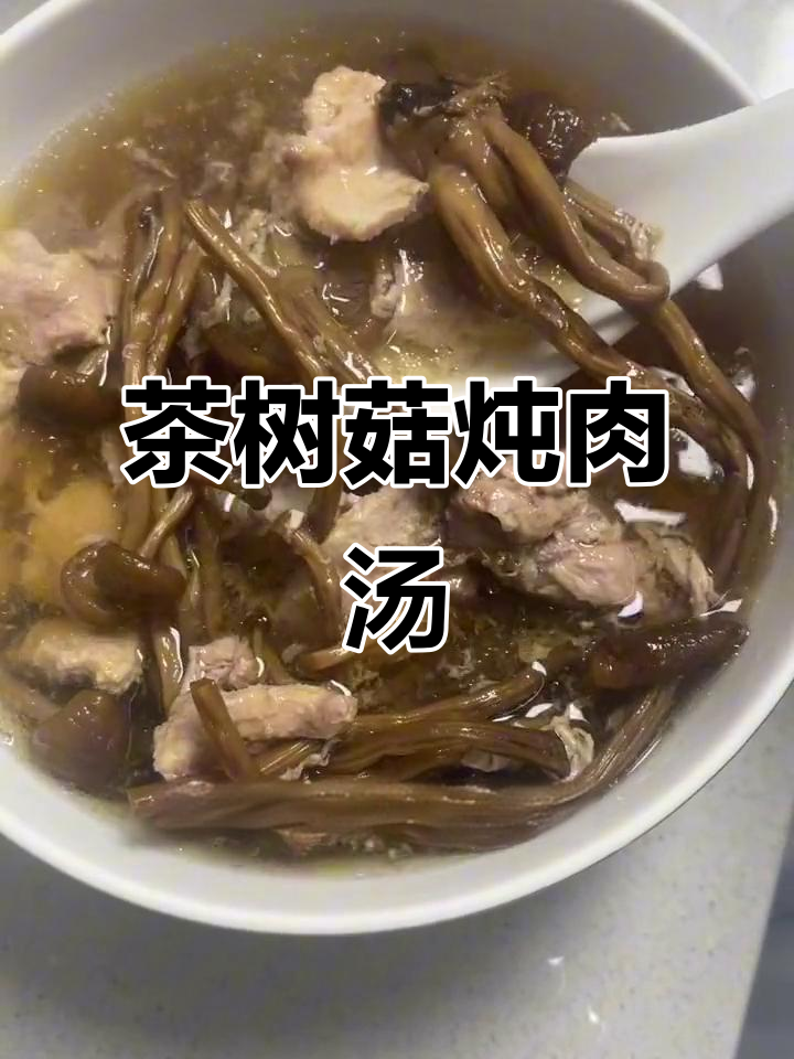 茶树菇瘦肉汤,鲜美又养胃