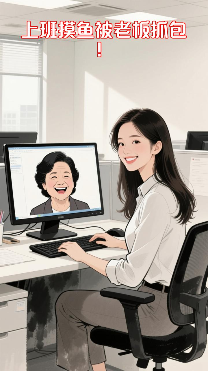 上班摸鱼发朋友圈，结果忘了屏蔽老板！