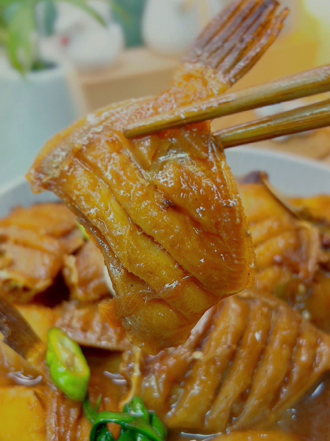 红烧扒皮鱼