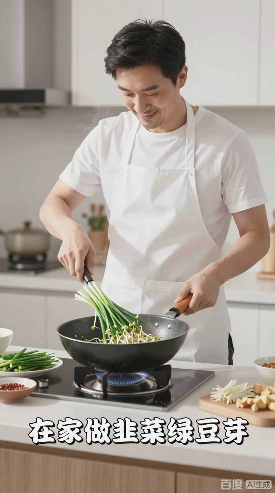 韭菜绿豆芽,家常美味轻松做