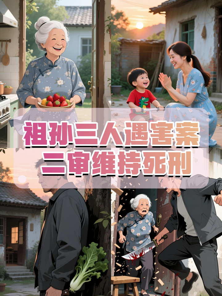 广东祖孙3人被害,男童2岁生日前一天遇害,“生日蛋糕都订好了”,二审判决