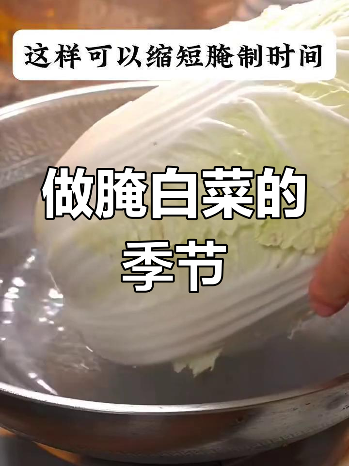 腌白菜的季节到了,快来一起动手做!