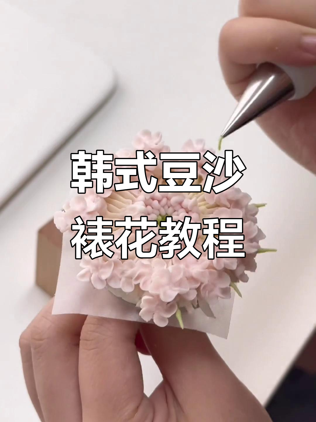 韩式豆沙裱花技巧大揭秘，轻松做出美丽花朵