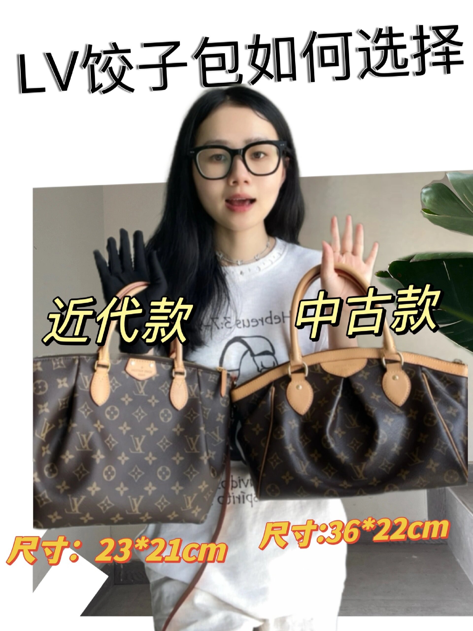 路易威登LV饺子包 近代款中古款