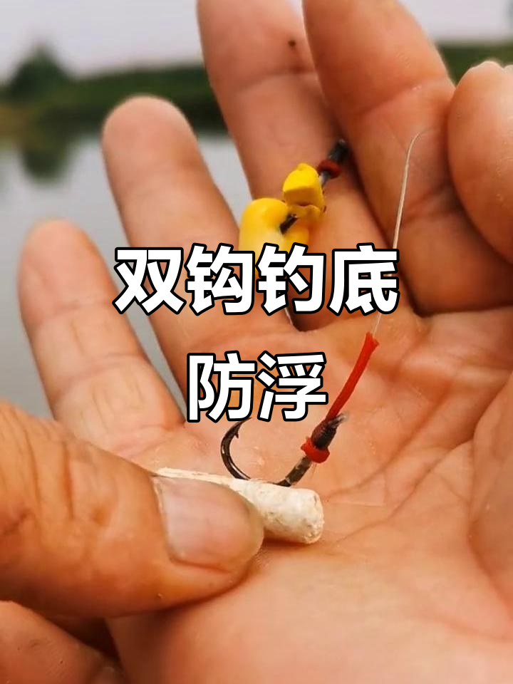 野外钓鱼技巧:如何防止鱼起浮,双钩调漂法揭秘