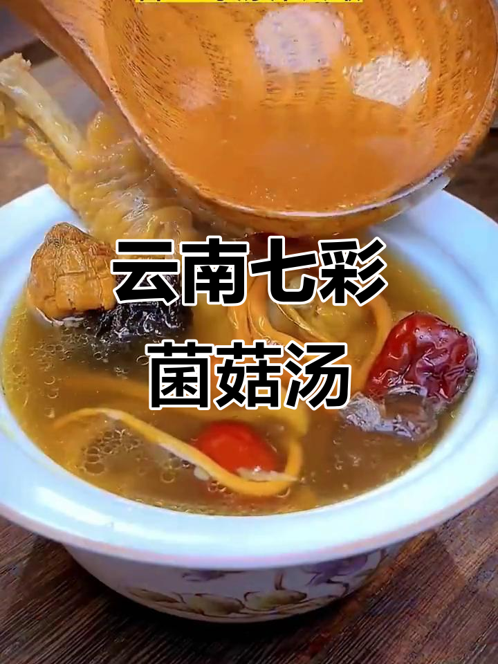 云南七彩菌菇汤包，炖出鲜美鸡汤，家人都爱喝