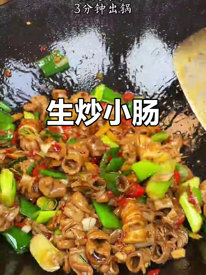 湘味生炒小肠，口感鲜美，绝对下饭