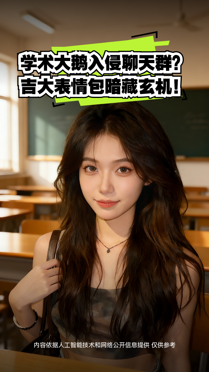 学术大鹅入侵聊天群?吉大表情包暗藏玄机!