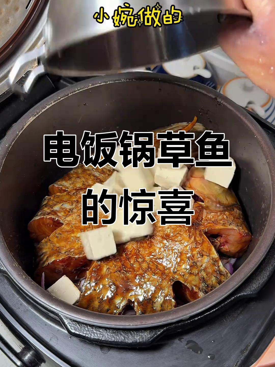 草鱼电饭锅煮,鲜嫩美味超乎想象!