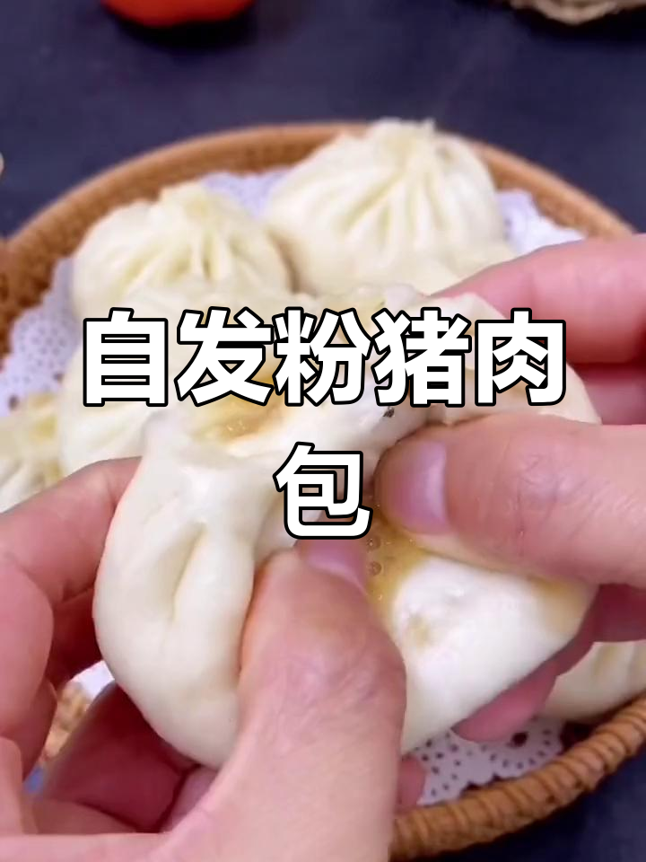 用自发粉做猪肉大包子,简单又美味!