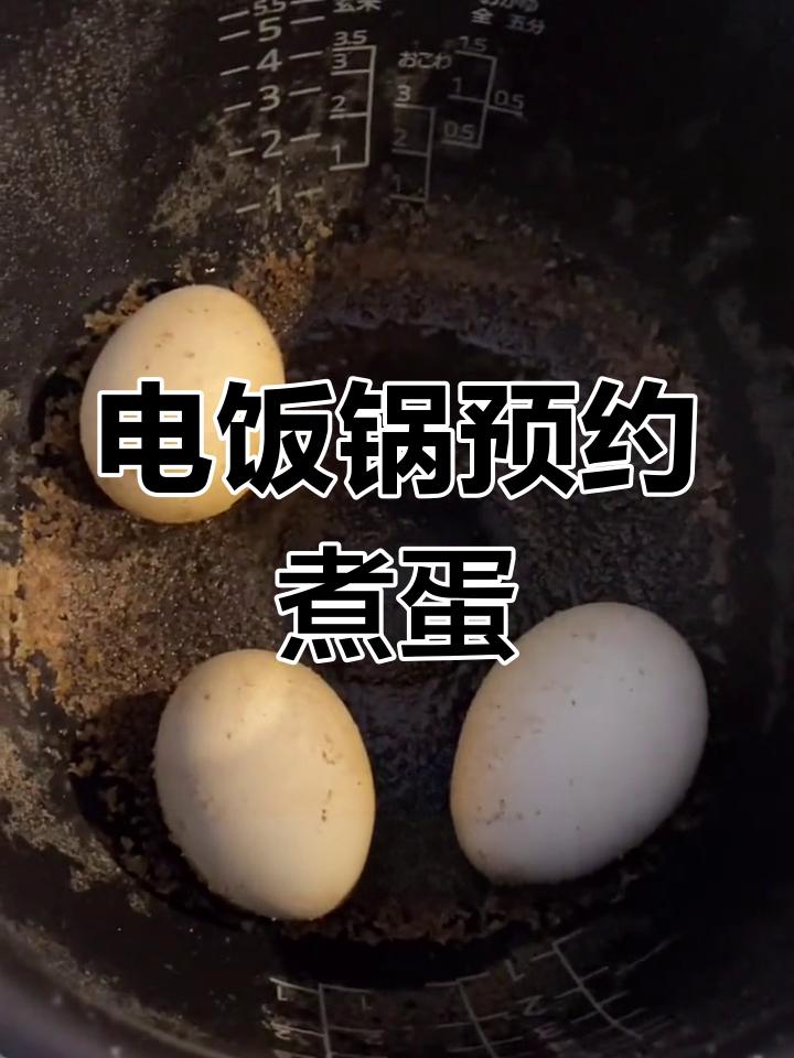 预约电饭锅煮鸡蛋,轻松搞定懒人早餐