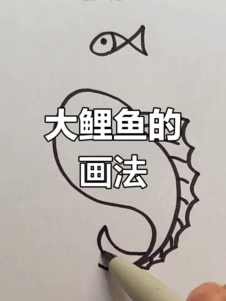 轻松画出大鲤鱼,简单又好看