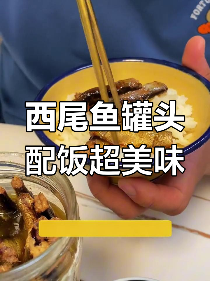 俄罗斯西尾鱼罐头,鲜嫩烟熏味十足,搭配米饭更香