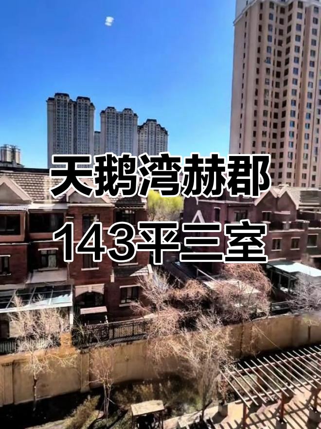 群力东天鹅湾赫郡143平三室双卫,南北通透精装房实拍