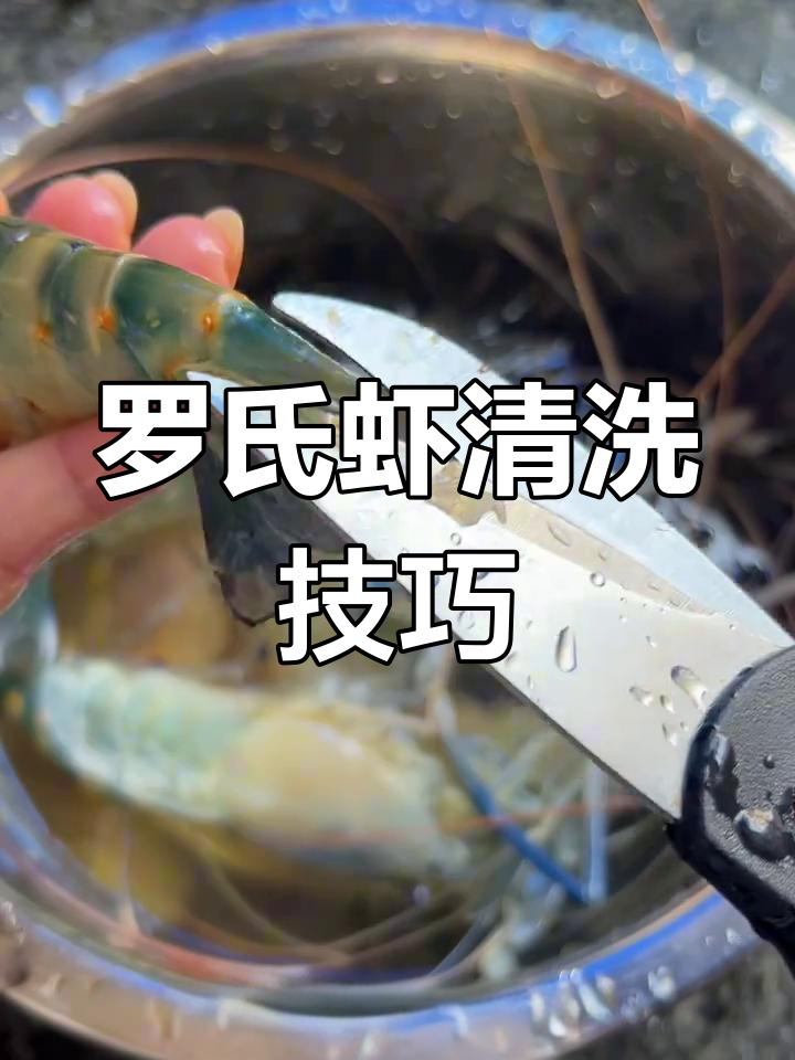 如何轻松清理罗氏虾的虾线,步骤全解析