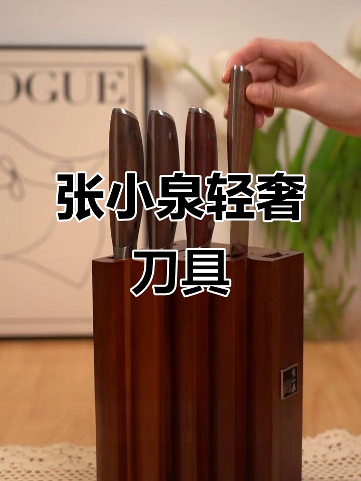 轻奢风高端刀具,张小泉菜刀打造厨房新质感
