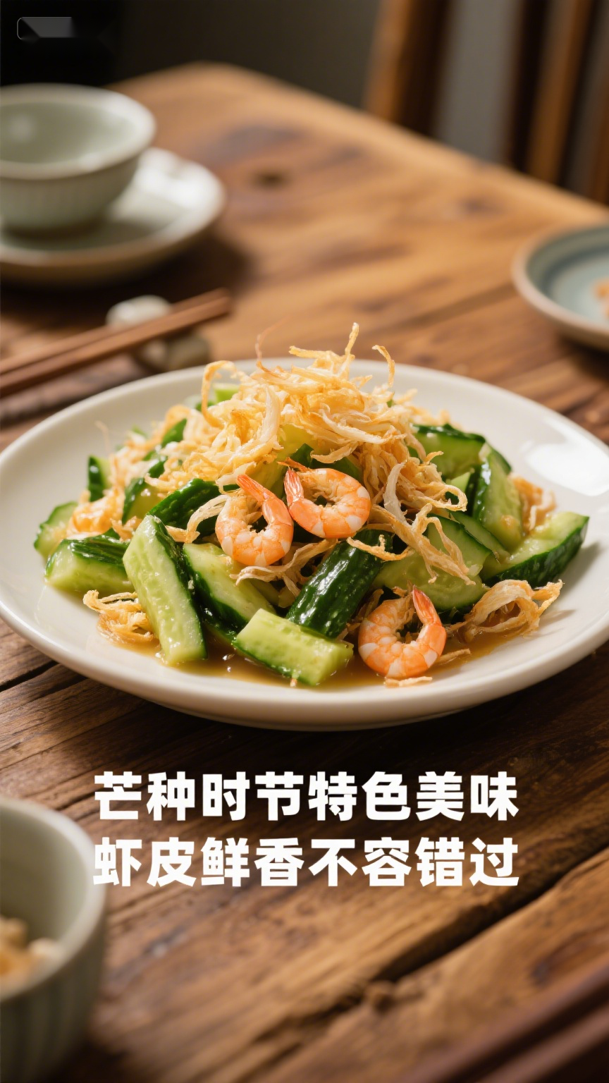 芒种时节特色美味,虾皮鲜香不容错过