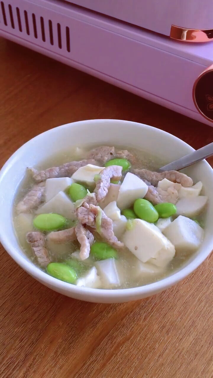芋艿肉丝豆腐汤