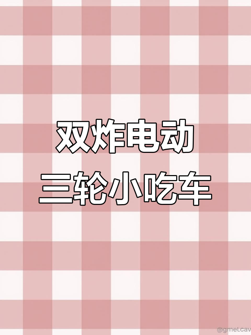 电动三轮小吃车,铁板双油炸功能定制服务