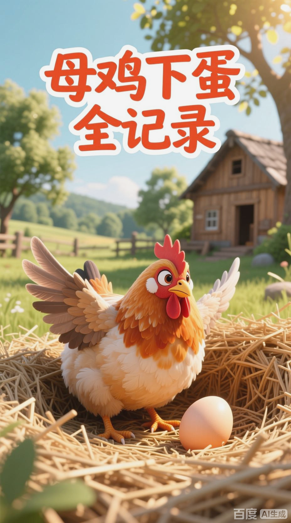 母鸡下蛋的趣味观察