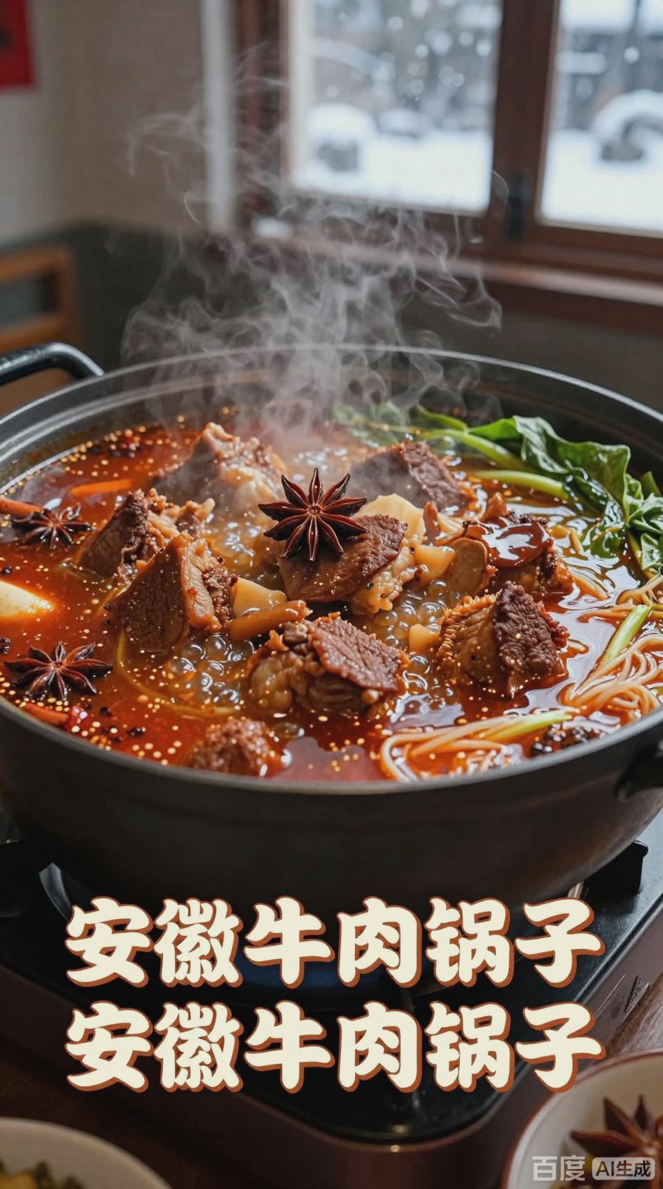 安徽冬季美食：牛肉锅子