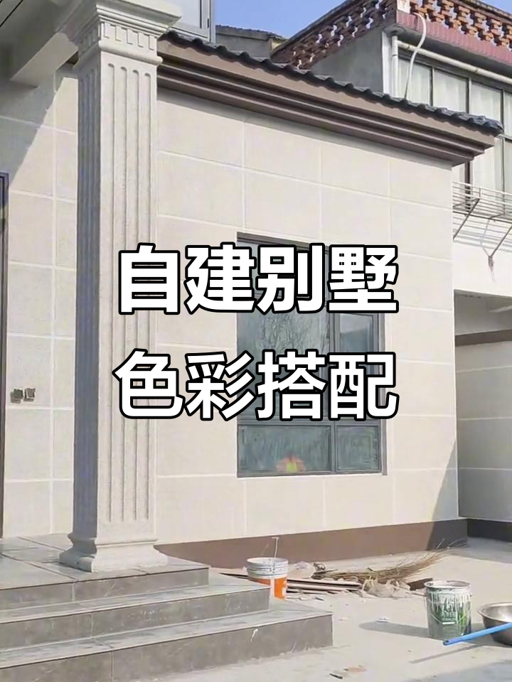 农村自建别墅配色技巧：灰白与深咖搭配，效果惊艳！