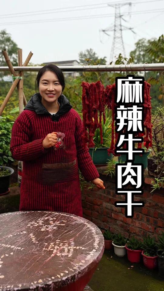 四川麻辣牛肉干做起来这么简单又好吃