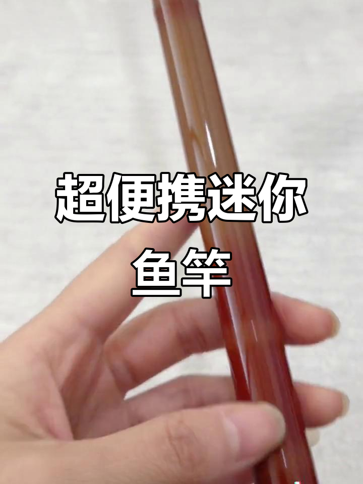 迷你竹节鱼竿,携带方便又美观