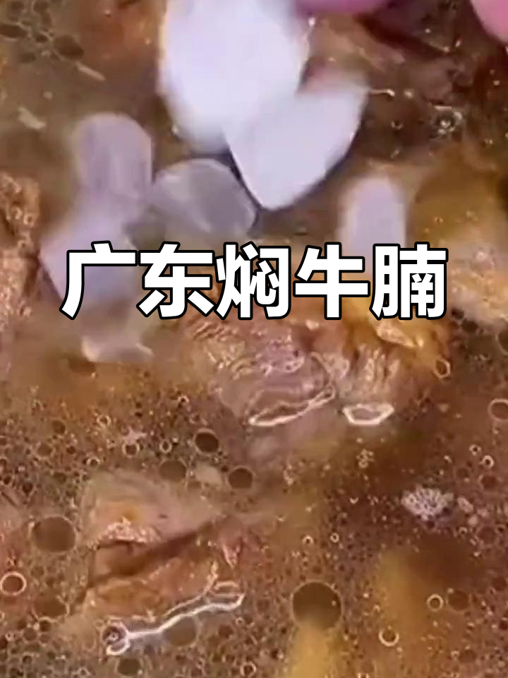 广东经典焖牛腩,做法超简单!