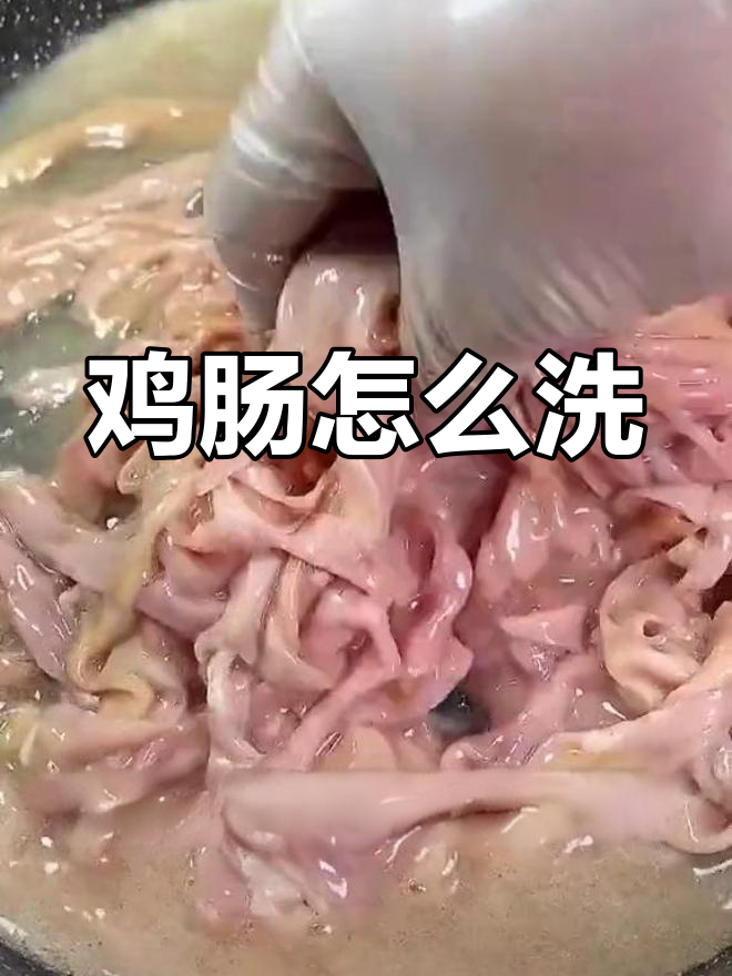 如何清洗鸡肠子