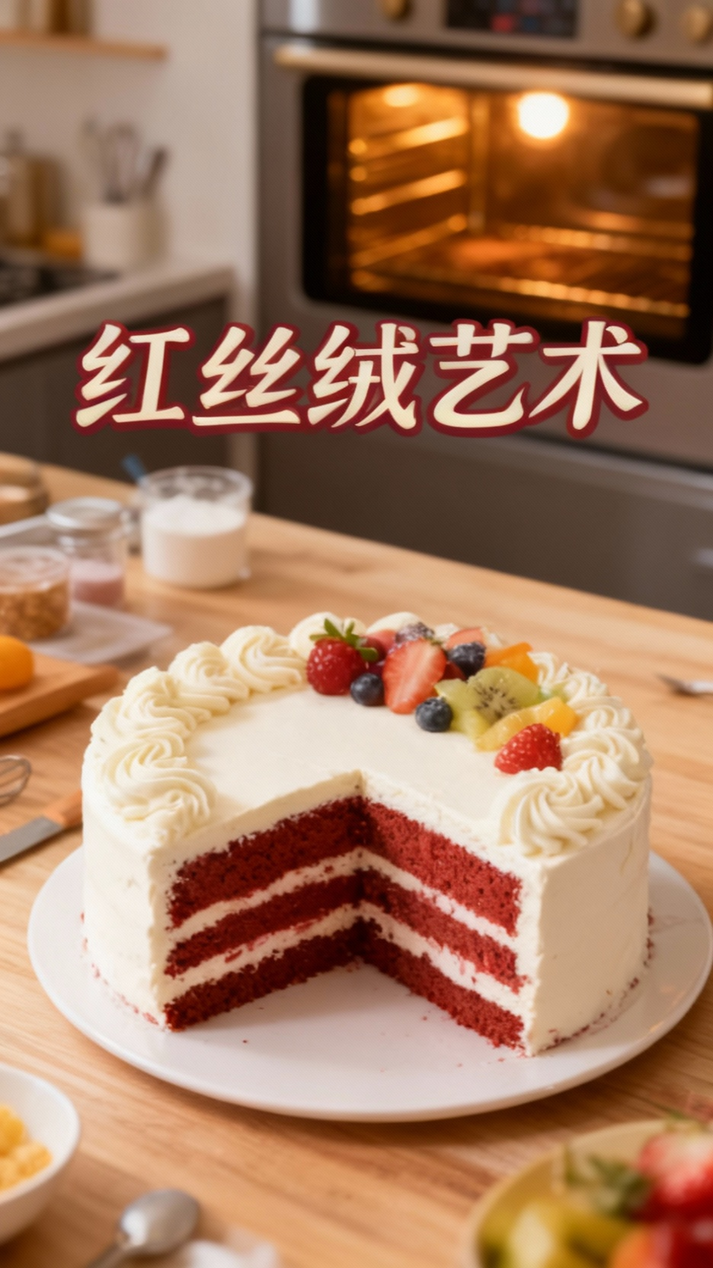 红丝绒蛋糕,甜蜜与艺术的融合