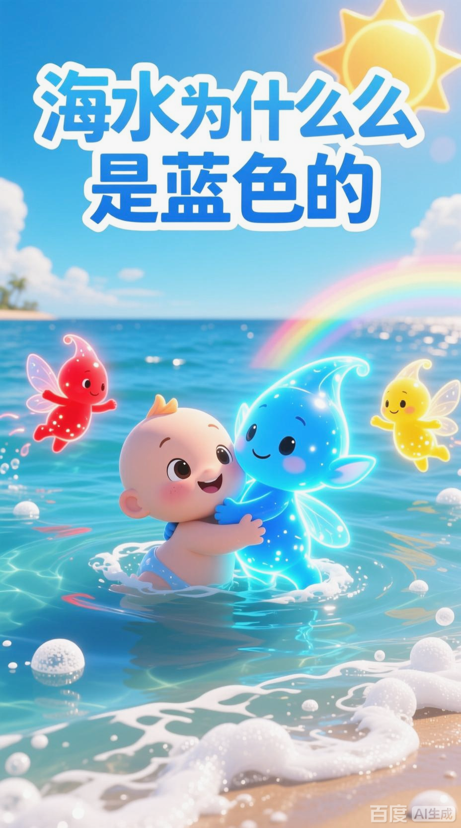 海水为何呈现蓝色之谜