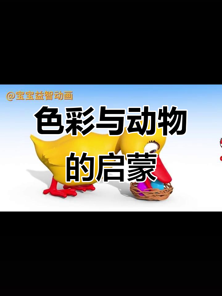 跟鸭妈妈一起探索颜色,动物世界启蒙动画