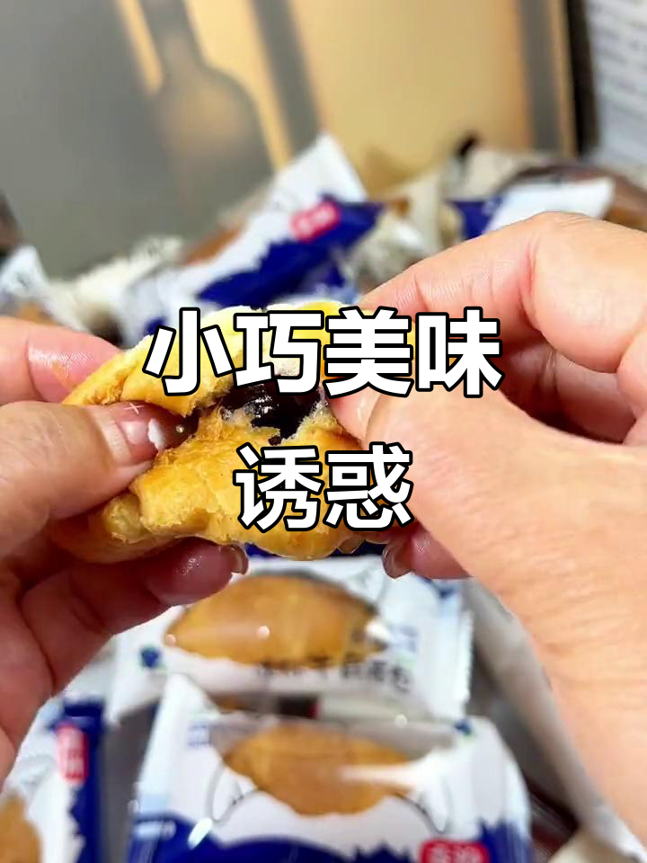 桃李小牛角包,迷你夹心,蓝莓巧克力双味超诱人!