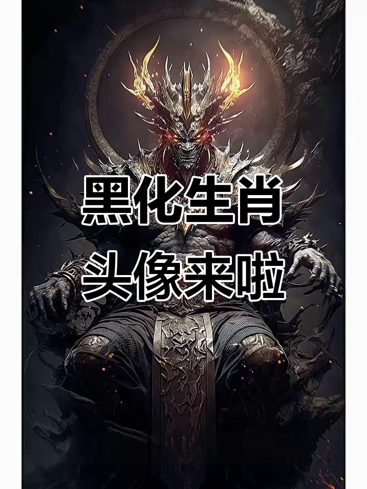 黑化版十二生肖头像大揭秘,快来领取你的专属表情包!