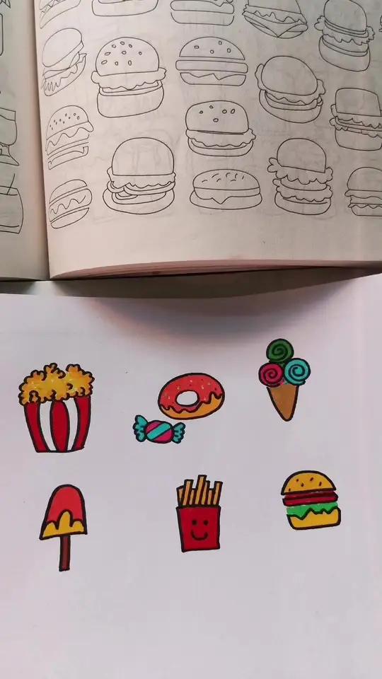 有了这本简笔画,再也不愁画画没素材了,画简笔画,做手帐,做手抄报都能用得上 简笔画